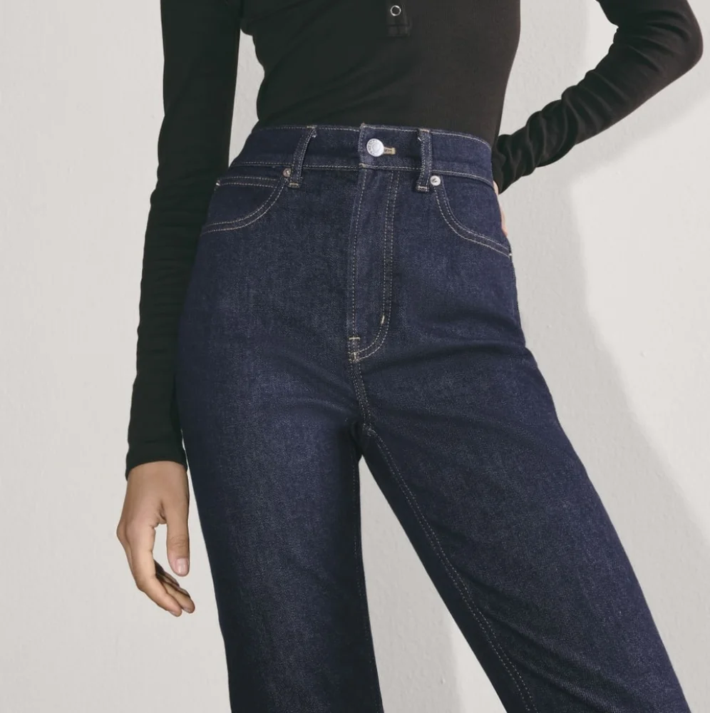 Everlane The Way High Slim Jean Pure Blue 25R - Picture 1 of 13